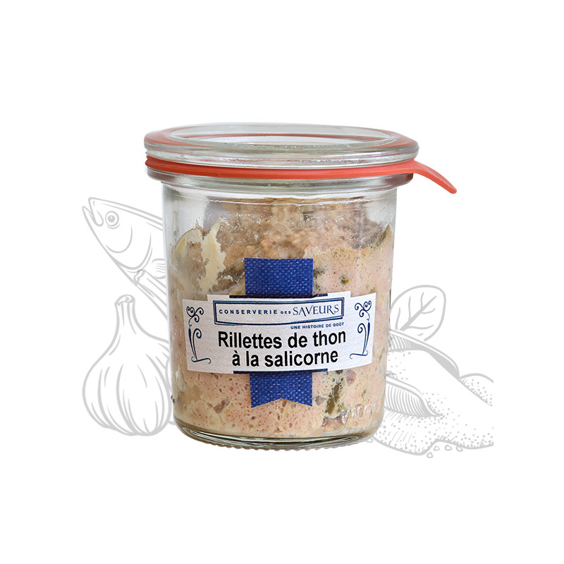 Rillettes de thon à la salicorne 100G