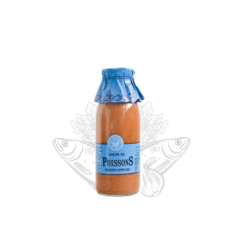 Soupe de poissons recette cotriade 480G