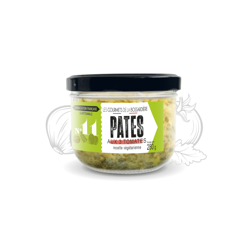 Pâtes végétariennes aux 3 tomates 280G